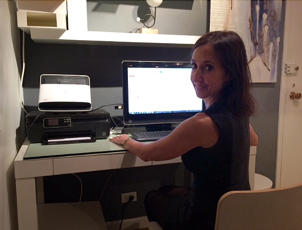 computer late at night