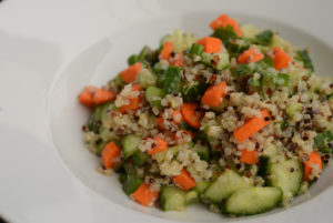 quinoa and vegetables