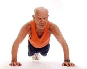 senior man exercising 