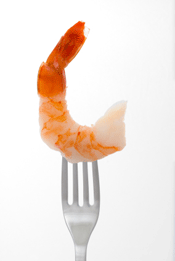 shrimp-on-fork