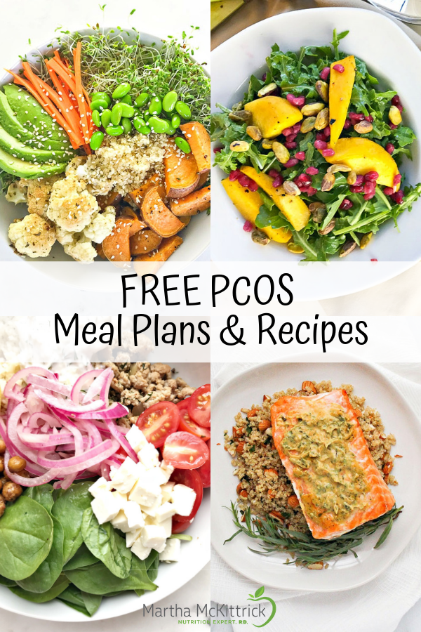 FREE PCOS Meal Plans and Recipes | Martha McKittrick Nutrition