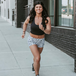 Letisha Bates speed walking 