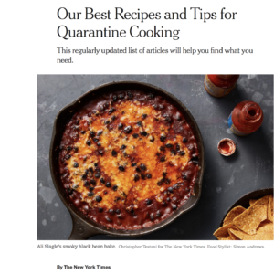 NYT recipes 