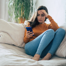 stressed on social media